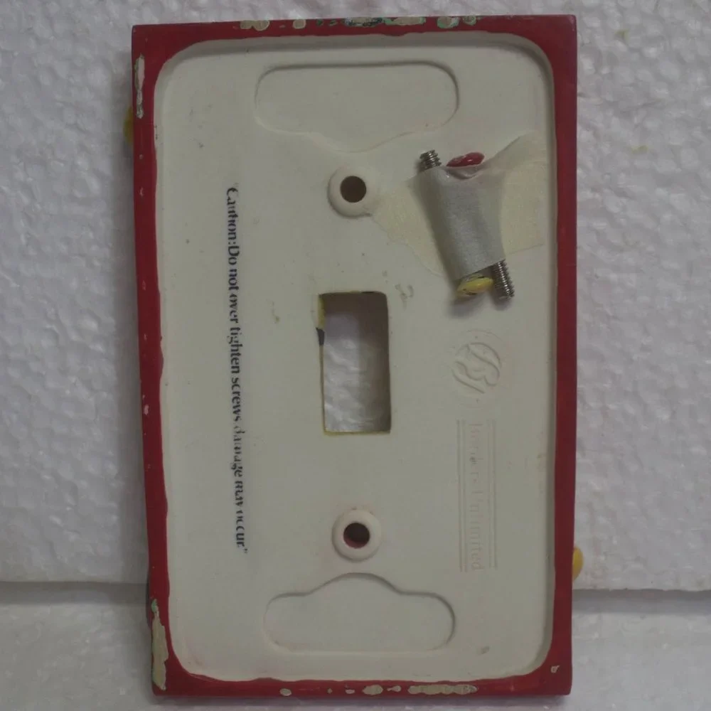 Decorative Wall Border and Light Switch Cover Let's Play Ball